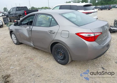 2014 Toyota Corolla Le z USA, uszkodzony, nr VIN 2T1BURHE8EC204110